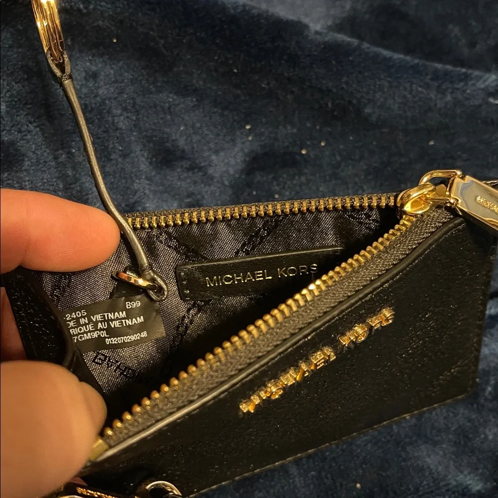Michael Kors Black Wristlet